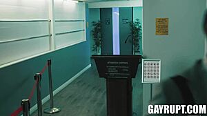 Missed My Flight! Dillon Diaz And AJ Sloan In Hot Action