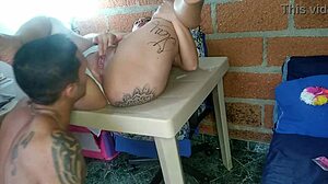 Milf Rims Ebony Ass With Big Black Cock