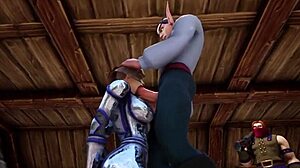 Warcraft Porn Parody: Curvy Characters Have Sex in Throne Room