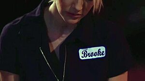 He says, I'm going to fuck this sweaty busty blonde hard.