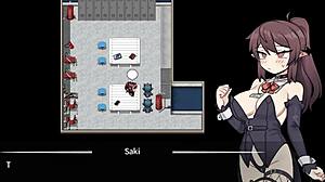 Bound Corporate Succubus in Group Bondage and Fingering Game