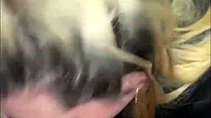 I swallow every drop of his sloppy cock