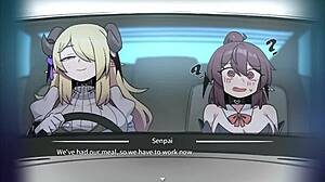 Bound Corporate Succubus in Group Bondage and Fingering Game