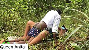 big black cock nails me hard in the forest