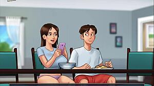 in summertime saga 143, the cartoon anime hentai story unfolds