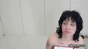 Kinky cutie undergoes brutal anal therapy in asylum