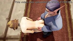 Warcraft Porn Parody: Curvy Characters Have Sex in Throne Room