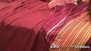 i worship these ebony goddesses' asses in femdom session