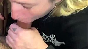 I swallow every drop of his sloppy cock