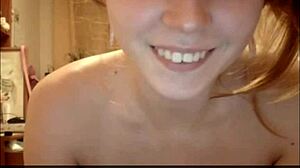 teen couple gets naughty on webcam with blowjob and sex