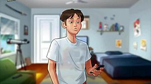 in summertime saga 143, the cartoon anime hentai story unfolds