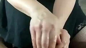 Sxydani With Big Tits Gives Handjob On Huge Black Cock