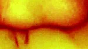 Ride my dick and cum on the fat ass. Brunette couple amateurs.