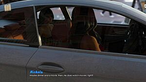 Nickola Handles Monster Cock with Shaved Pussy.