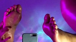 Pretty Brunette Masturbates With Dildo On Skinny Pussy