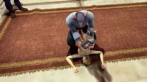 Warcraft Porn Parody: Curvy Characters Have Sex in Throne Room