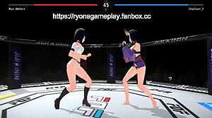 cute ladies engage in sex during fuck or fight new 2024 ryona hentai game.