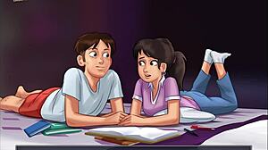 in summertime saga 143, the cartoon anime hentai story unfolds