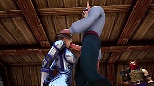 Warcraft Porn Parody: Curvy Characters Have Sex in Throne Room