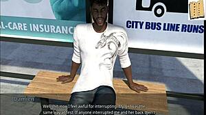 wvm 4 and shauna playing basketball in the game