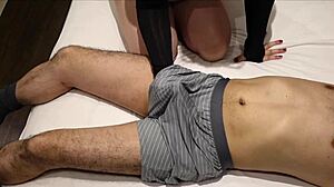 want me to cum in your pants with huge cock handjob?