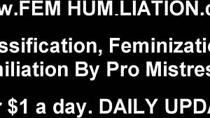 Dress Sissy in Lingerie