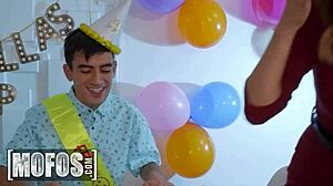 I had an unexpected birthday threesome with Mina Von D, Haix Rogue, and Jordi El Nino Polla.