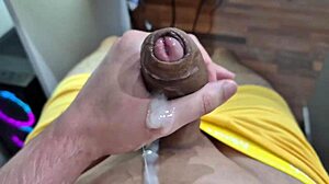 Young 18+ Solitary Masturbation Until Climax