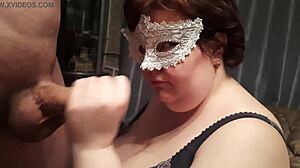 bbw lover enjoys her head