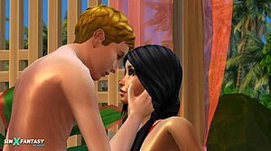 Hey, vanesha cahyaputri in the sims 4 getting hardcore doggystyle cumshot