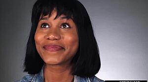 Up close view of Jenna Foxx masturbating to orgasm