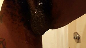 Hallelujah Johnson Masturbating Sex Toy Close-Up