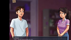 in summertime saga 143, the cartoon anime hentai story unfolds