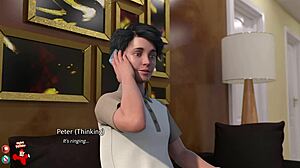 Cartoon milf in Golden Boy 20 explores wild solo play. Big tits and mature charm captivate.