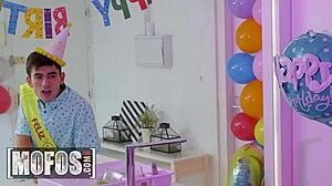 I had an unexpected birthday threesome with Mina Von D, Haix Rogue, and Jordi El Nino Polla.