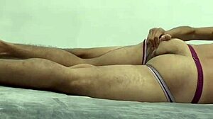 ayuda, sucking my ass first time, liking it