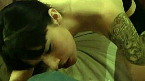 goth latina judas sucks cock deep.
