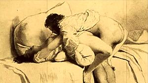 Vintage Erotic Illustration from Antique Comic