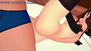 megumin in bikini for fun in the inn hentai version