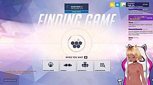 Vtuber lewdneko plays overwatch and gets spanked part 2 game anime hentai spanking