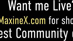 Watch maxine x and jada squirt in wet pussy pleasing cowgirl session