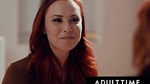 Redhead Lesbian Kenna James Licks Aidra Fox's Pussy And Ass