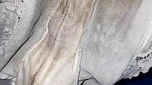 Neighbor's dirty panties found in the laundry 😏