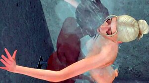 Lustful mature curvy lesbian sluts in sexy outfits perform blowbang and bukkake in gym