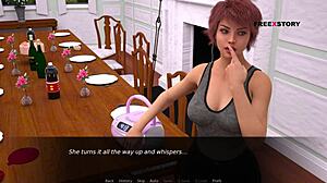 Audrey And John Have Sex On Table In Dusklight Manor.