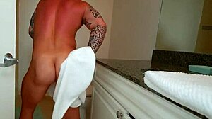 guy selector - rikk york and riley mitchel meet through gay hookup app and breed