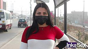 ginezflowrs, the big-ass venezuelan, gets bent over for her first black dick in lima with a stranger