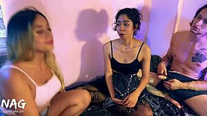 my gf caught me cheating, but now she's so desperate for a threesome 😏