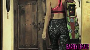 Fit Latina Audrey Royal Jumps on Stud Cock, Gets Fed Cum