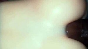 Testing big ass silicone toy with cock 😏